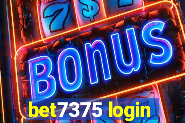 bet7375 login